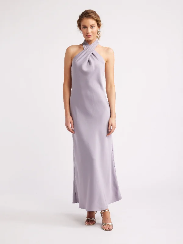 New York Twist Neck DressFormal Dress