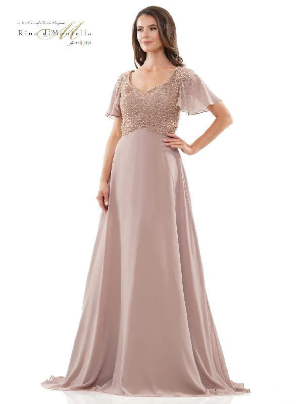 Rina di Montella RD2907 Long Mother of the Bride Formal DressTightcircle