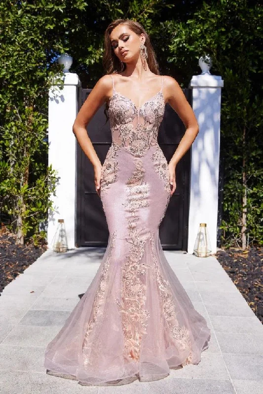 Portia and Scarlett PS22247 Long Formal Mermaid Prom DressTightsuit