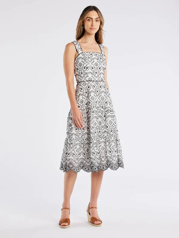 Isla Broderie DressReflective Dress