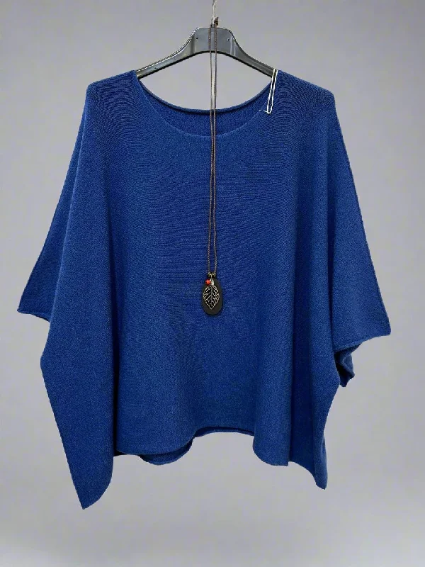 Bat Sleeve SweaterBoat Neck Knit Tops