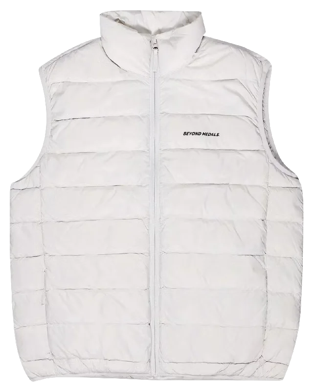 Field JacketsBeyond Medals Packable Down Vest - Off White