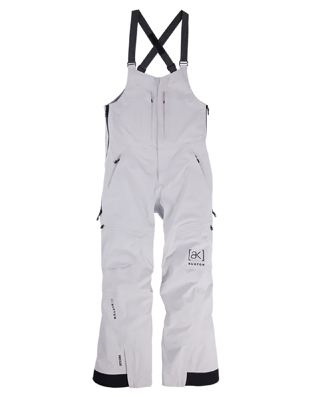 Nylon JacketsBurton Women's [ak]® Kimmy Gore‑Tex 3L Stretch Bib Snow Pants - Gray Cloud