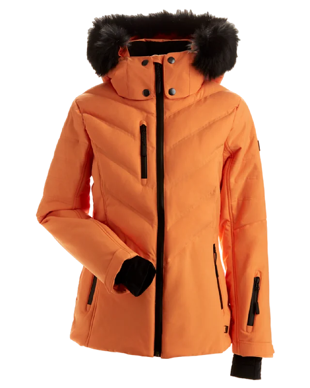 Artist JacketsNils Sundace Faux Fur Women's Snow Jacket - Apricot