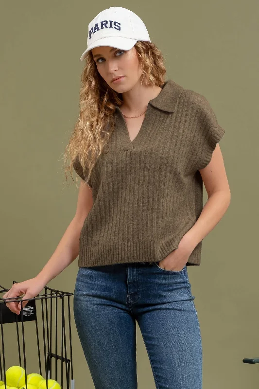 Teddy Sweater - MochaHunting Knit Tops