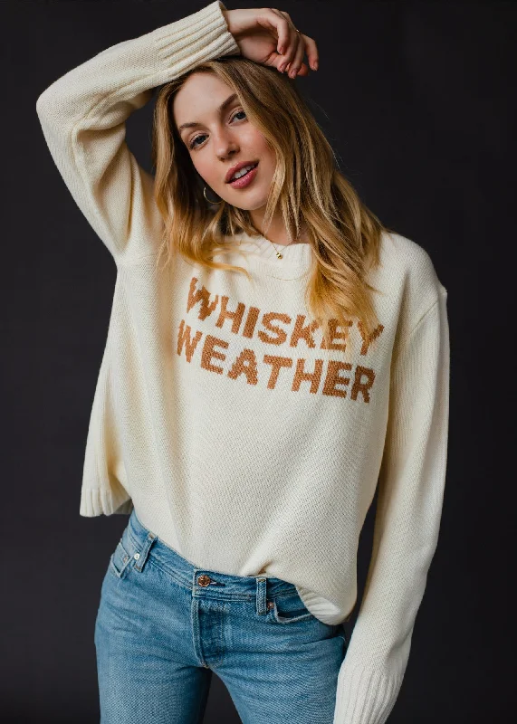 Whiskey Weather Sweater - IvoryAthletic Knit Tops