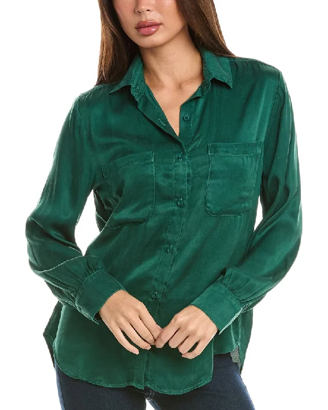 Bella Dahl Two Pocket Bishop Sleeve ShirtHiking Shirts