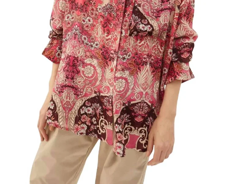 Besalu Pilar Shirt In Mix 1 PinkLimited Edition Shirts