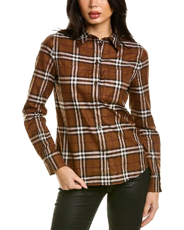 Burberry Check Woven ShirtBranded Shirts