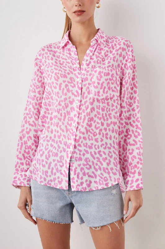 Ellis Shirt In Fuchsia JaguarEmbellished Shirts