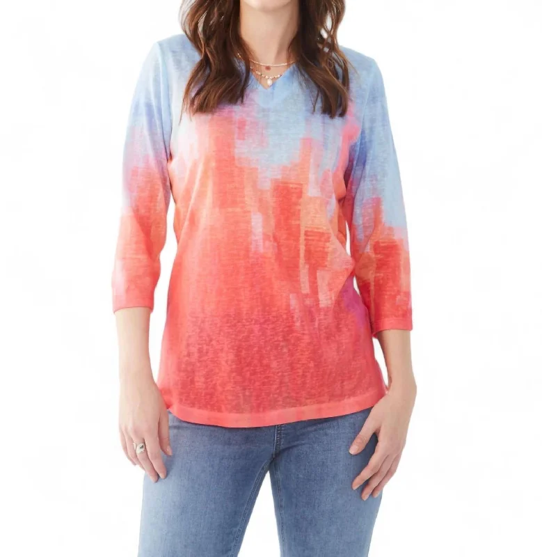 Flamingo Gradient Shirt In MultiStriped Shirts