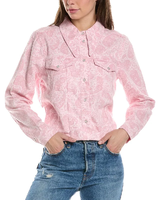 GANNI Denim Western ShirtCollege Shirts