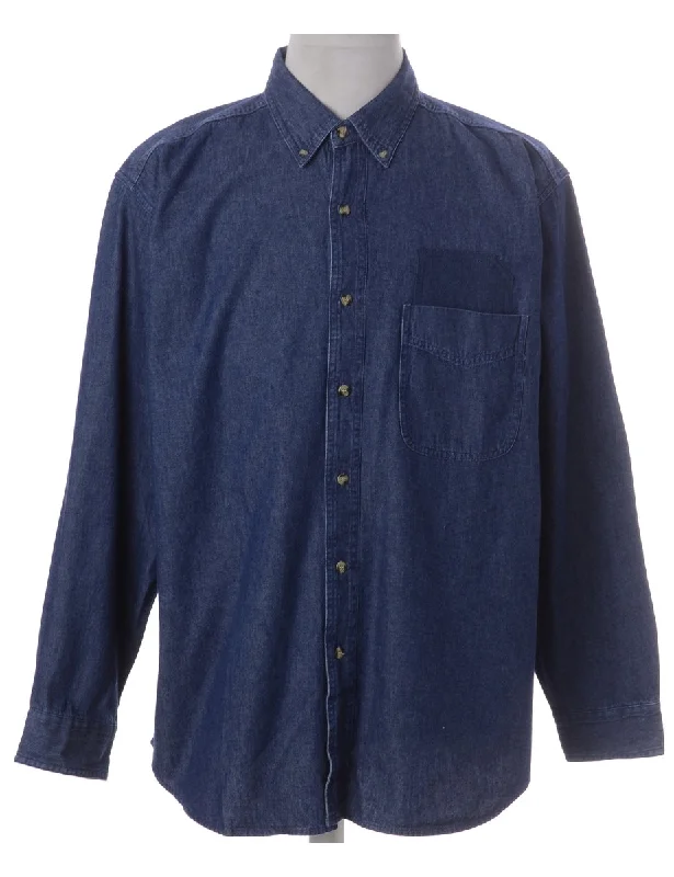 Label Callum Denim Double Pocket ShirtPrinted Shirts