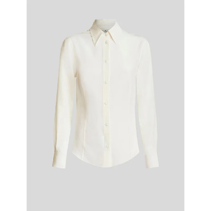 Silk Shirt With TucksCycling Shirts