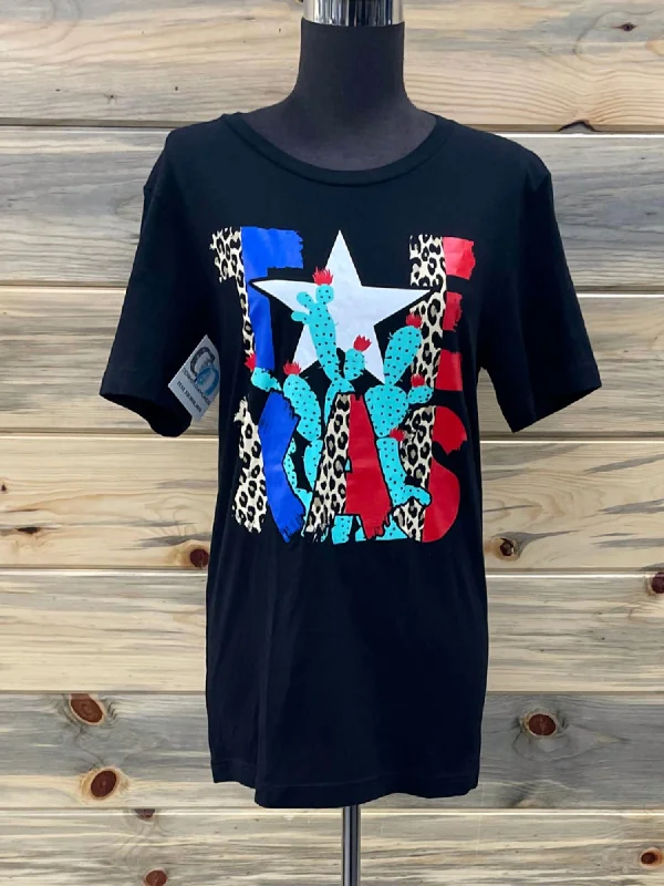 Texas T Shirt In BlackAsymmetrical Shirts