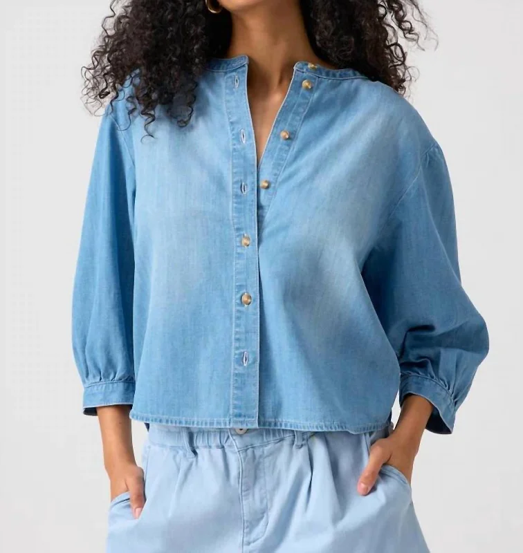 The Femme Shirt In Blue WashDress Shirts