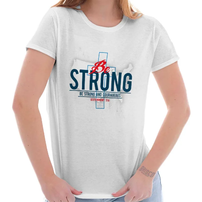 Be Strong America Ladies T ShirtLayered T-Shirts