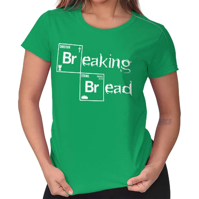 Breaking Bread Ladies T ShirtGlitter T-Shirts