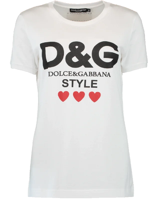 D&G Style Fitted T-ShirtLuxury T-Shirts