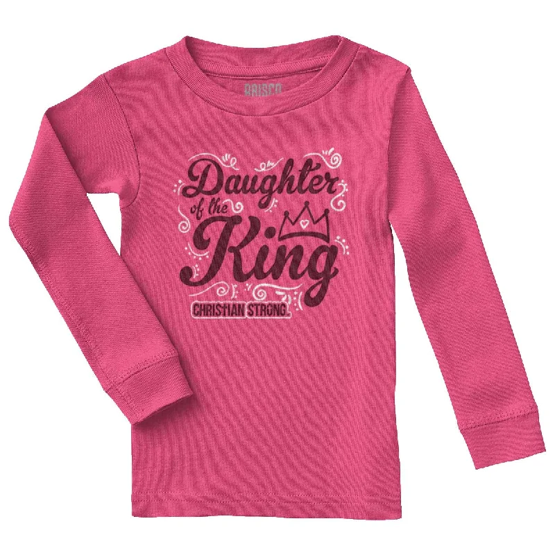 Daughter Of The King Solid Long Sleeve THooded T-Shirts