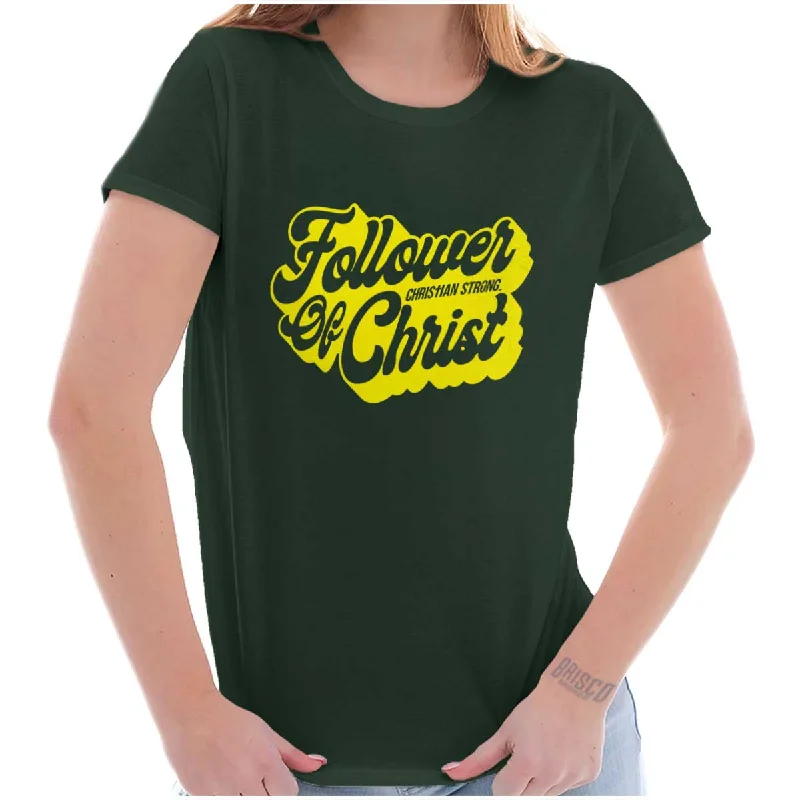 Follower of Christ Ladies T ShirtVelvet T-Shirts