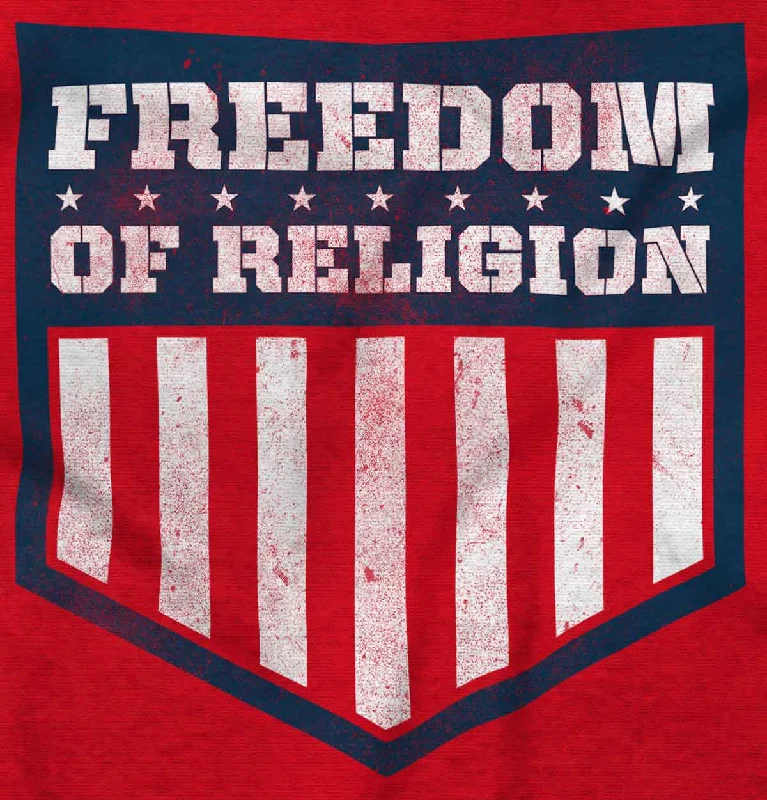 Freedom of Religion Crop Top T ShirtJersey T-Shirts