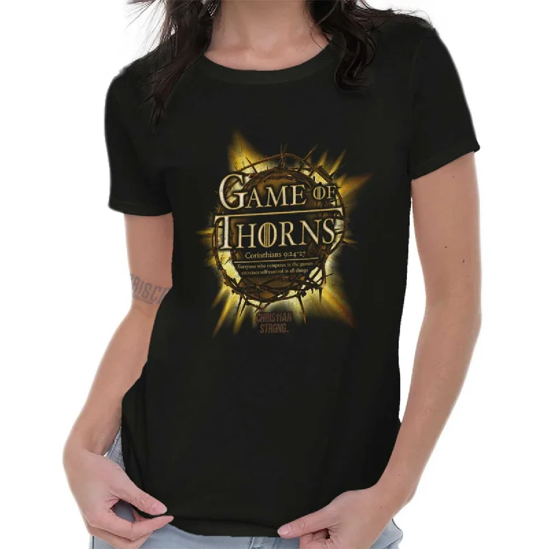 Game of Thorns Ladies T ShirtScoop Neck T-Shirts