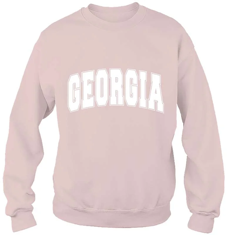 Georgia Bar Arch Crewneck SweatshirtLounge T-Shirts