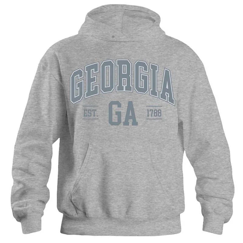 Georgia Established Hoodie in Heather GreyThermal T-Shirts