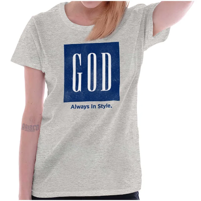 God In Style Ladies T ShirtZippered T-Shirts