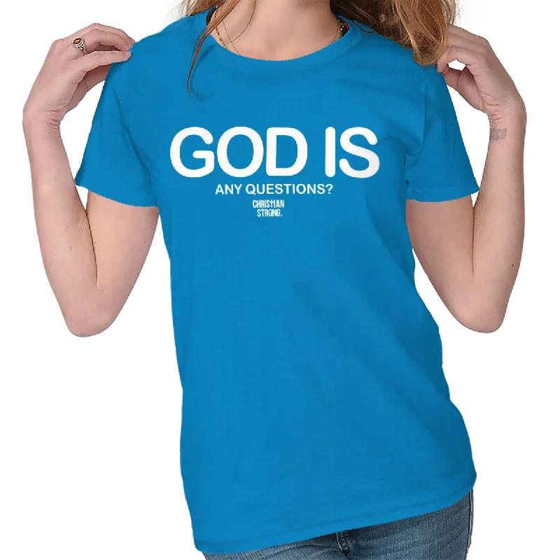 God Is Ladies T ShirtBeaded T-Shirts