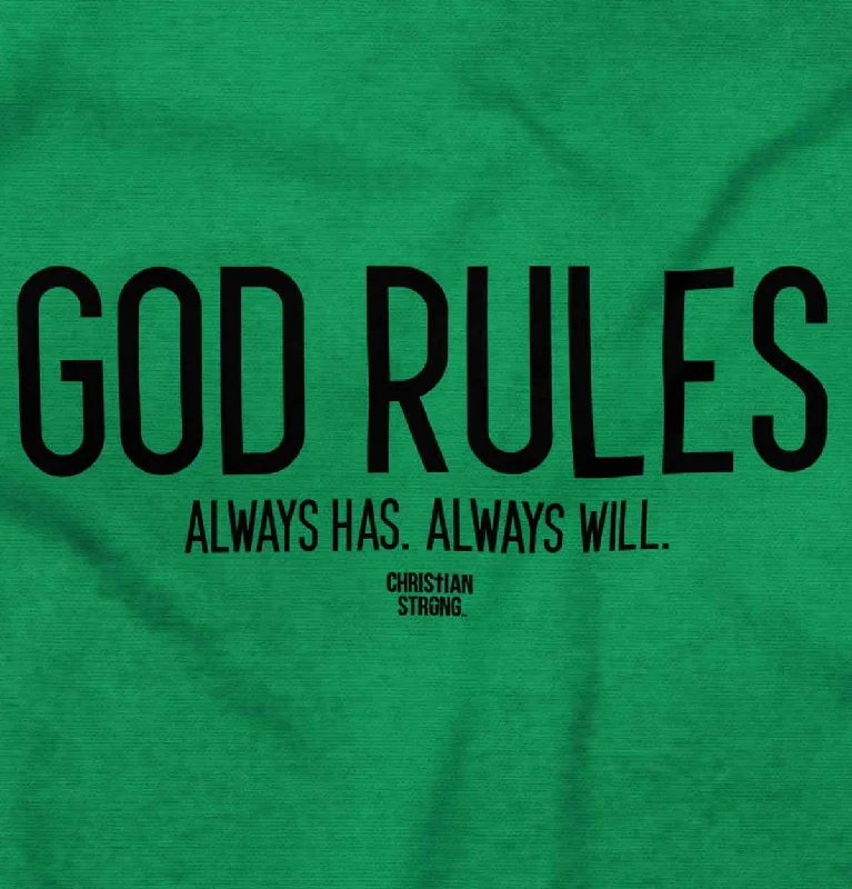 God Rules NightshirtWork T-Shirts