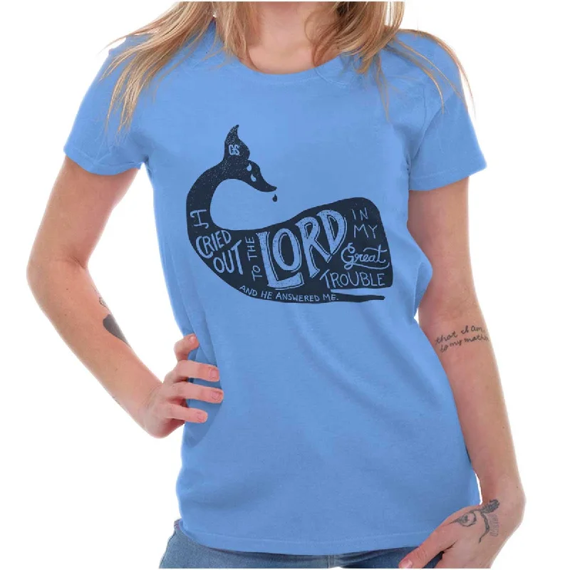 Jesus Whale Ladies T ShirtHemp T-Shirts