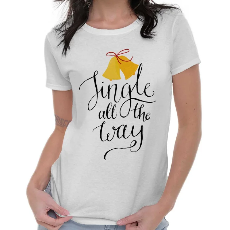 Jingle All The Way Ladies T ShirtOversized T-Shirts