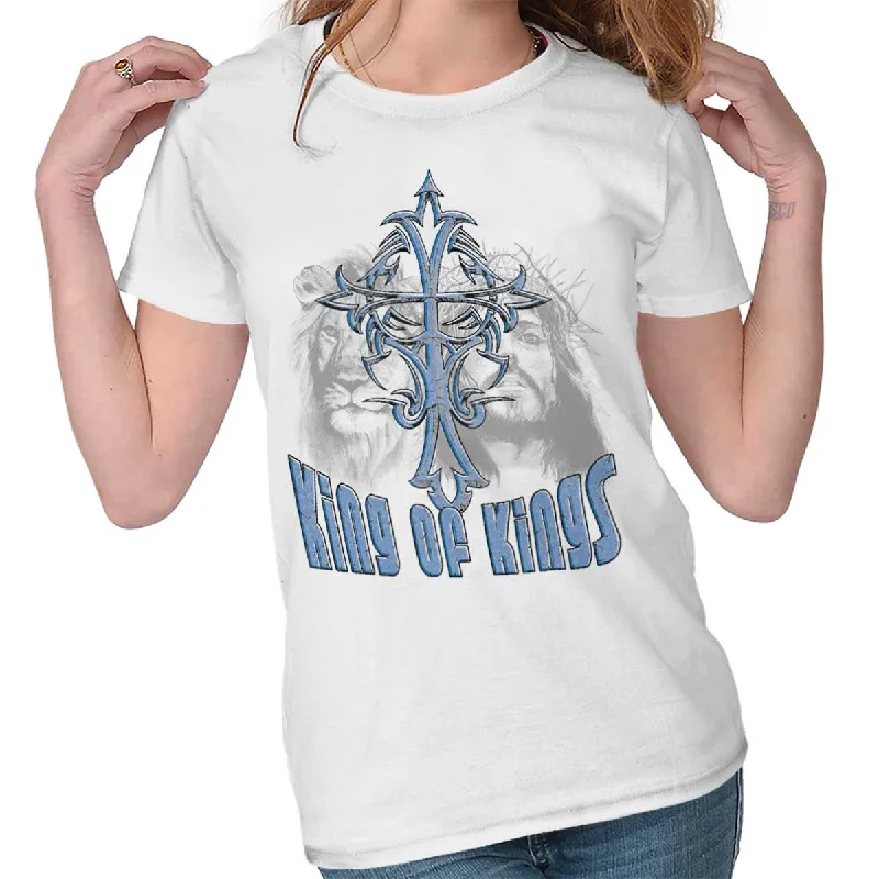 King of Kings Ladies T ShirtBoat Neck T-Shirts