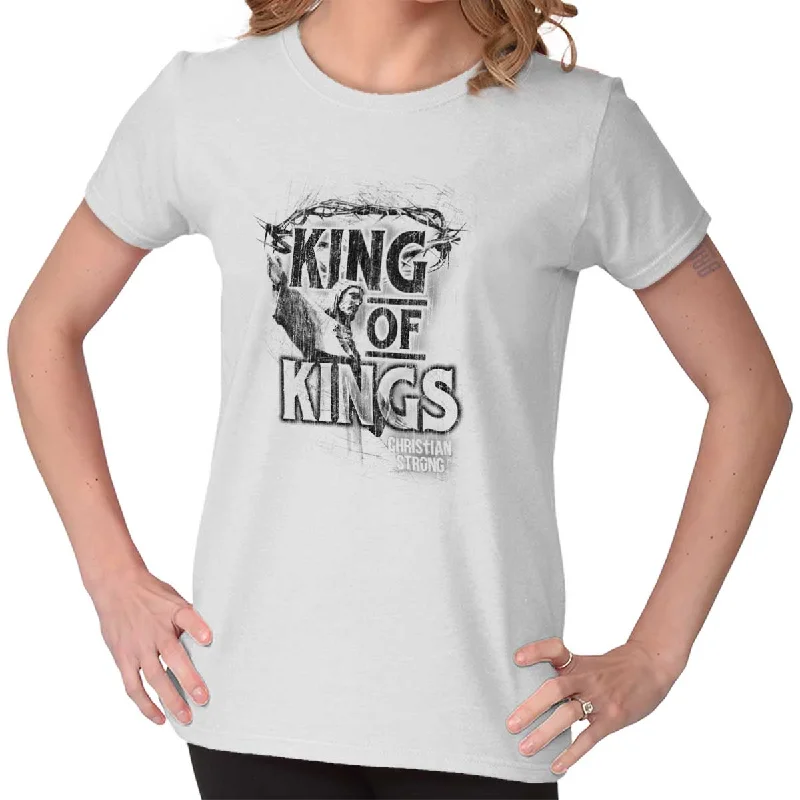 Christ King of Kings Ladies T ShirtFrench Terry T-Shirts