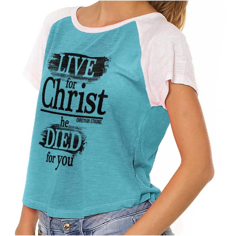 Live for Christ Vintage T ShirtsRelaxed Fit T-Shirts