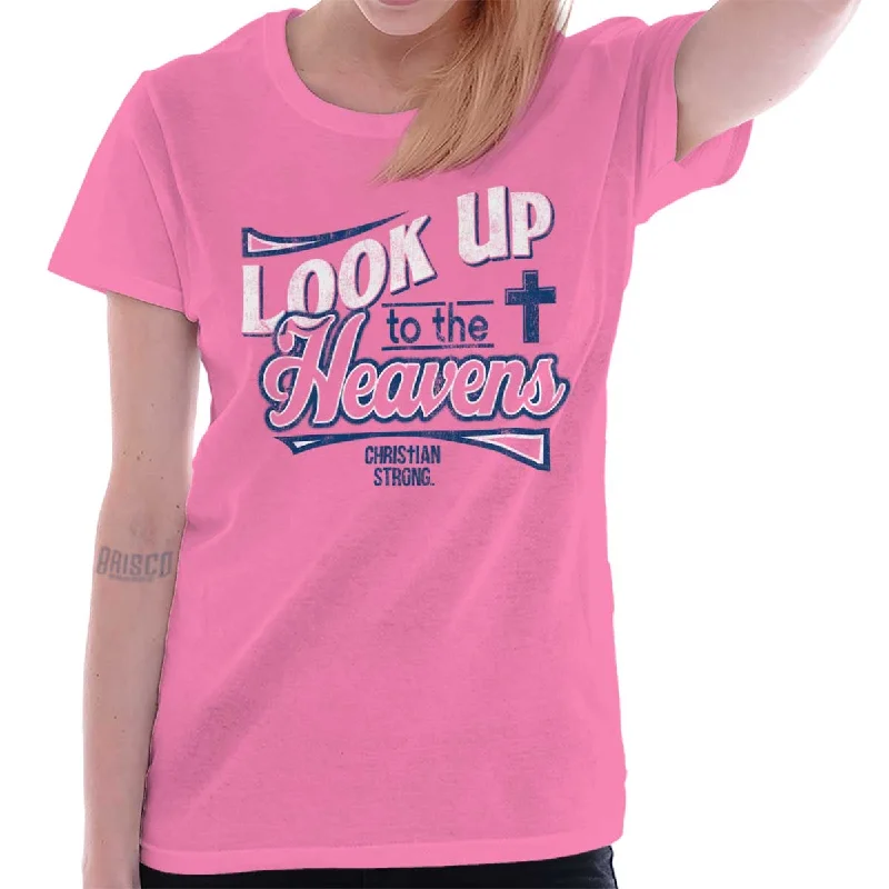 Look Up to Heavens Ladies T ShirtRecycled Fabric T-Shirts