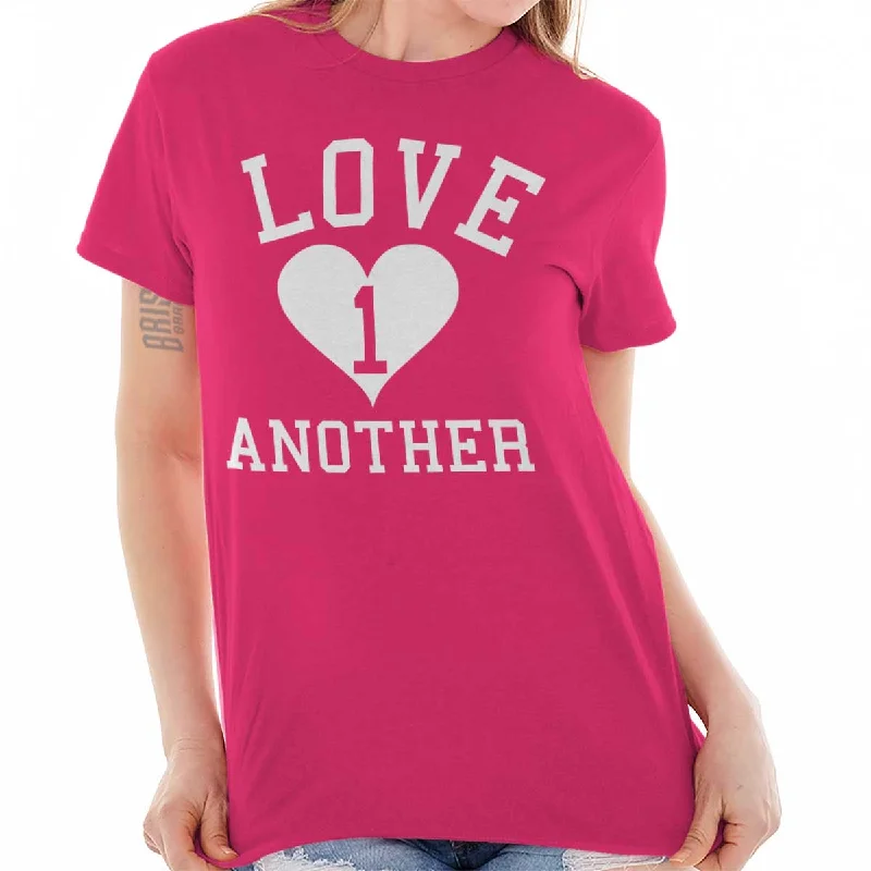 Love One Another Printed Adult T-ShirtArtist T-Shirts