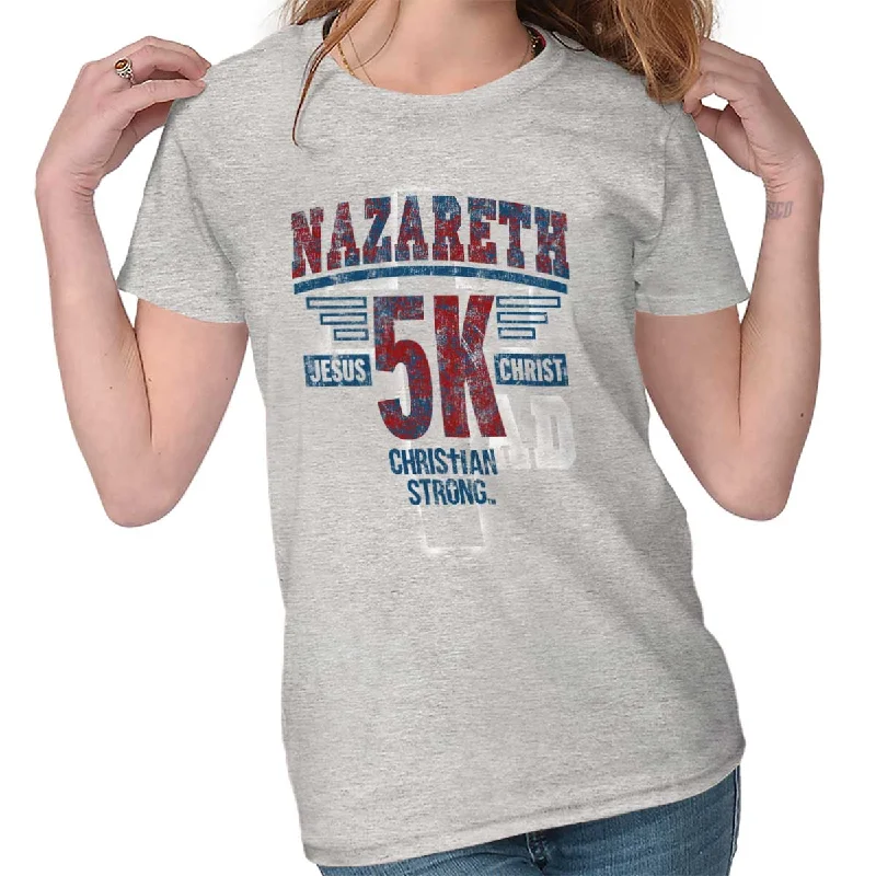 Nazareth 5k Ladies T ShirtSlim Fit T-Shirts