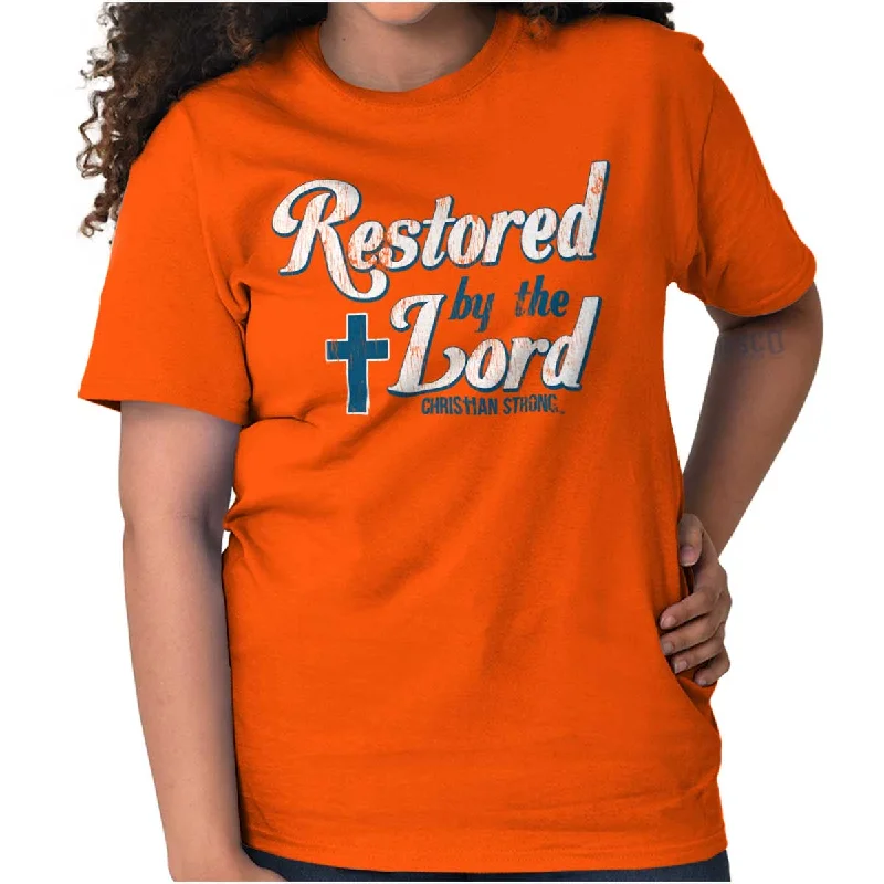 Restored by Lord Jes Ladies T ShirtCompression T-Shirts