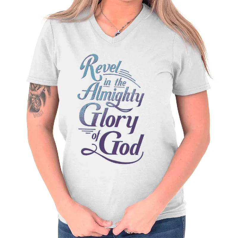 Revel in the Almighty V-Neck T-ShirtSheer T-Shirts