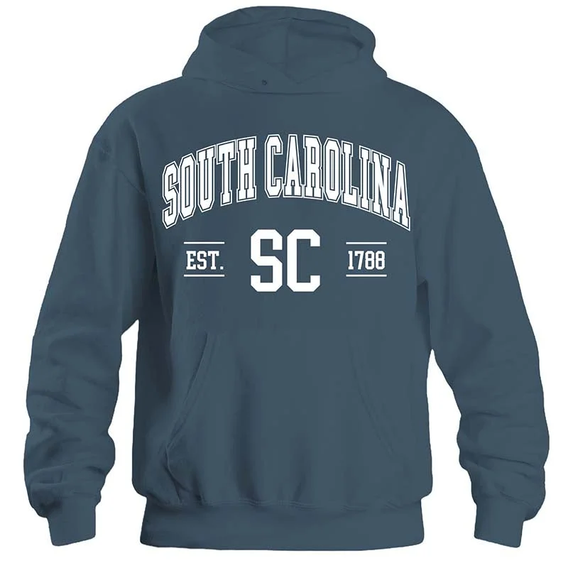 South Carolina Established Hoodie in Airforce BlueBamboo T-Shirts