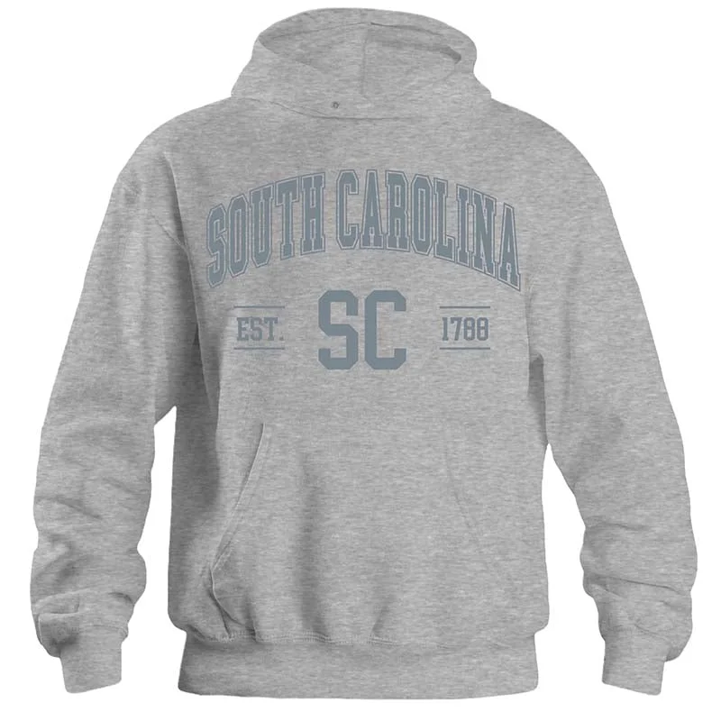 South Carolina Established Hoodie in Heather GreyCotton T-Shirts