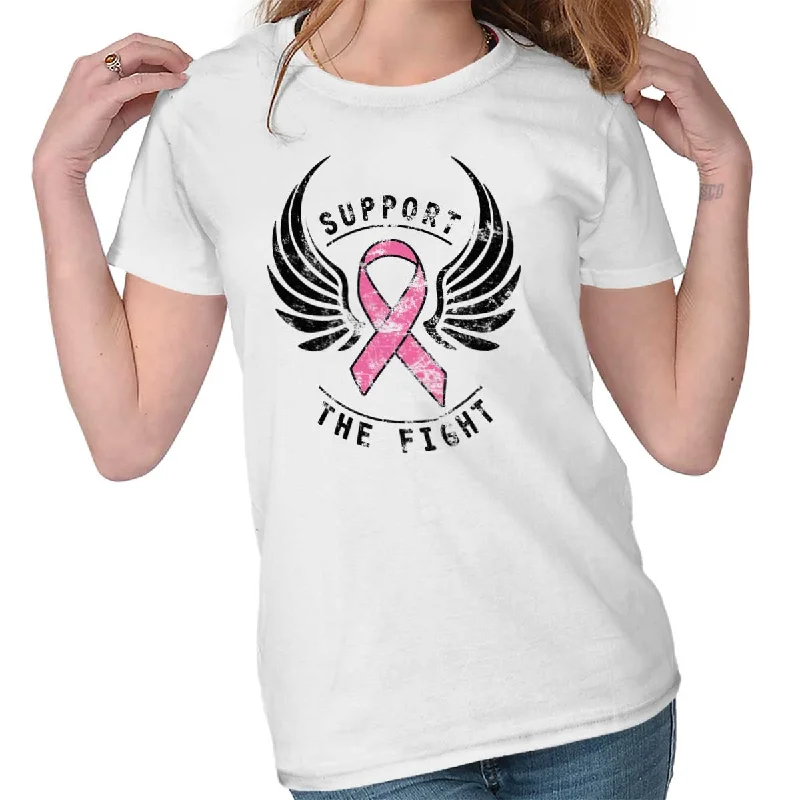 Breast Cancer Awareness Ladies T ShirtQuick-Dry T-Shirts