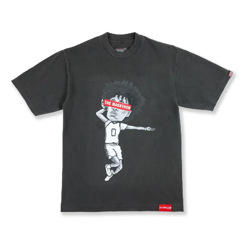 TMC x Tajh Ariza "The Hero" T-Shirt - Vintage BlackBranded T-Shirts