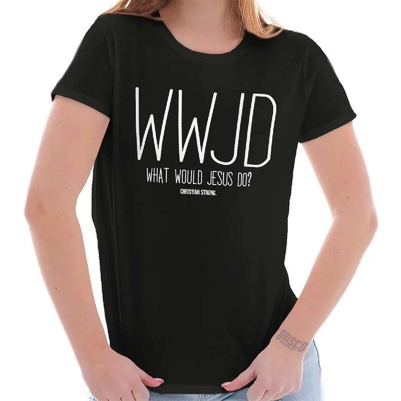 WWJD Ladies T ShirtUrban T-Shirts