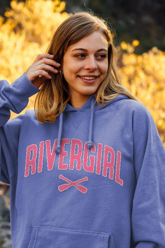 Rivergirl Sanded Fleece Hooded SweatshirtFringed Hoodies