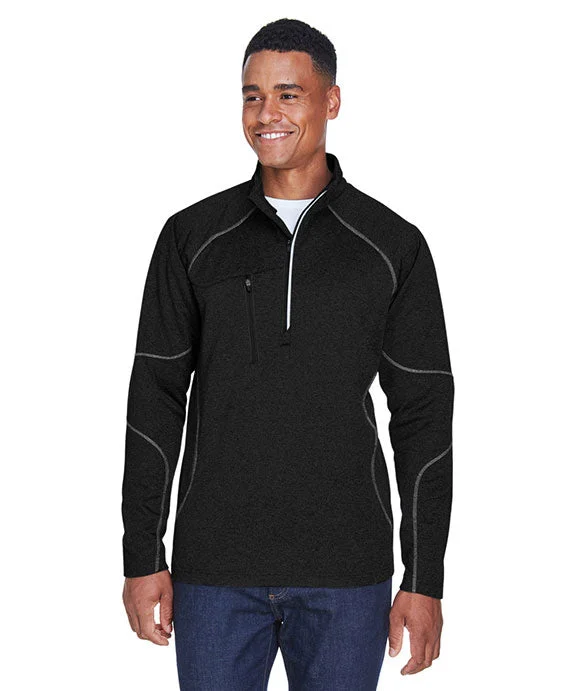 88175 - North End Adult Catalyst Performance Fleece Quarter-Zip | BlackCycling Hoodies