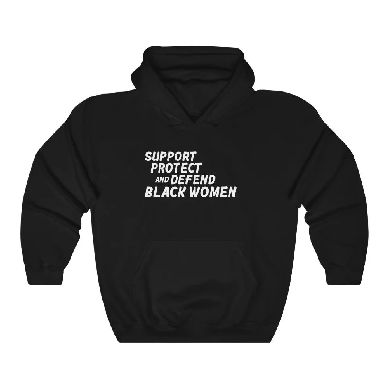 Black Women Unisex HoodieWool Blend Sweatshirts